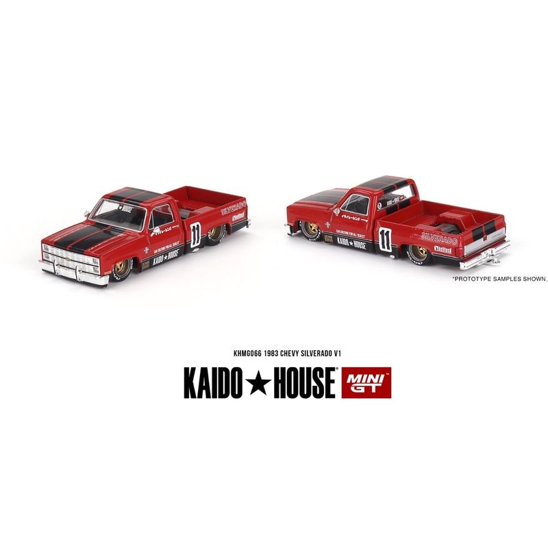 Chevrolet Silverado Kaido V1 - Kaido House x Mini GT - 1:64