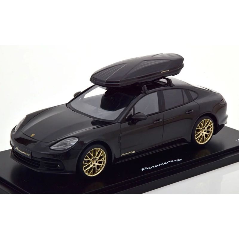 Porsche Panamera - Svart - 2019 - Spark - 1:18