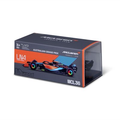 F1 - McLaren - MCL36 - Lando Norris #4 - Bburago - 1:43