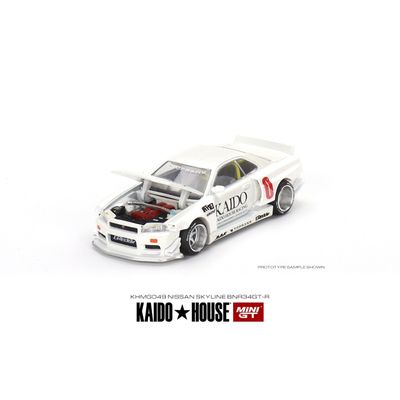 Nissan Skyline GT-R (R34) Kaido Works - 049 - Mini GT - 1:64