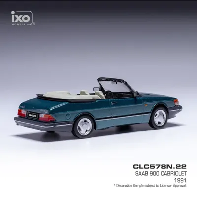 Saab 900 Cabriolet - 1991 - Grön - Ixo Models - 1:43