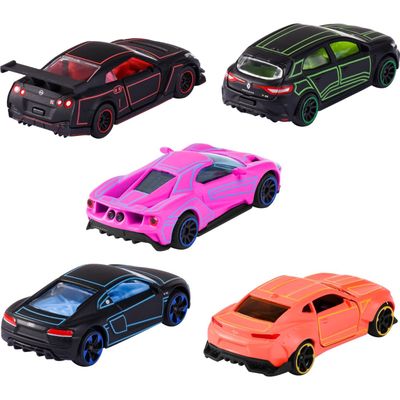 Light Racer Giftpack - 5-pack med leksaksbilar - Majorette