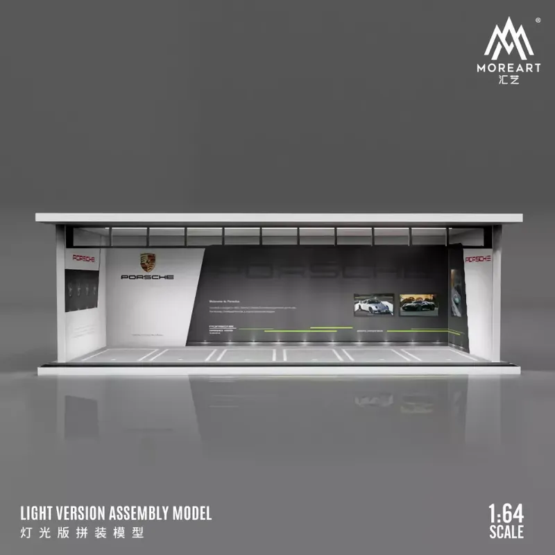 Porsche Parking Garage - LED-belysning - 1:64
