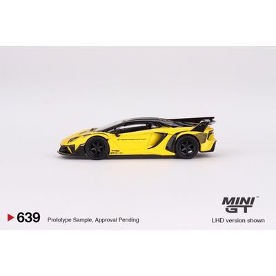 LB-Silhoutte WORKS Lamborghini Aventador GT EVO LHD Mini GT