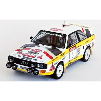 Audi Sport Quattro - Blomqvist / Cederberg 1985 - Trofeu - 1:43