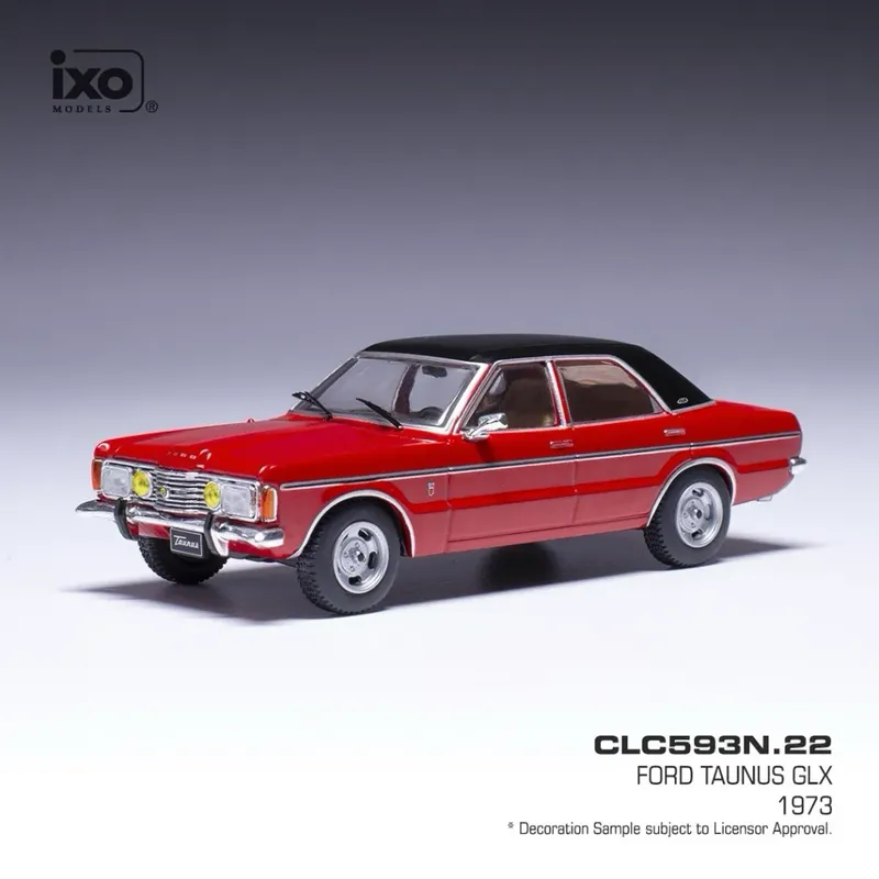 Ford Taunus GXL - 1973 - Röd / Svart - Ixo Models - 1:43