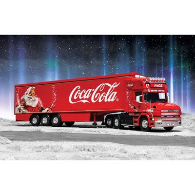 Coca-Cola Christmas Truck - Scania Hauber - Corgi - 1:50