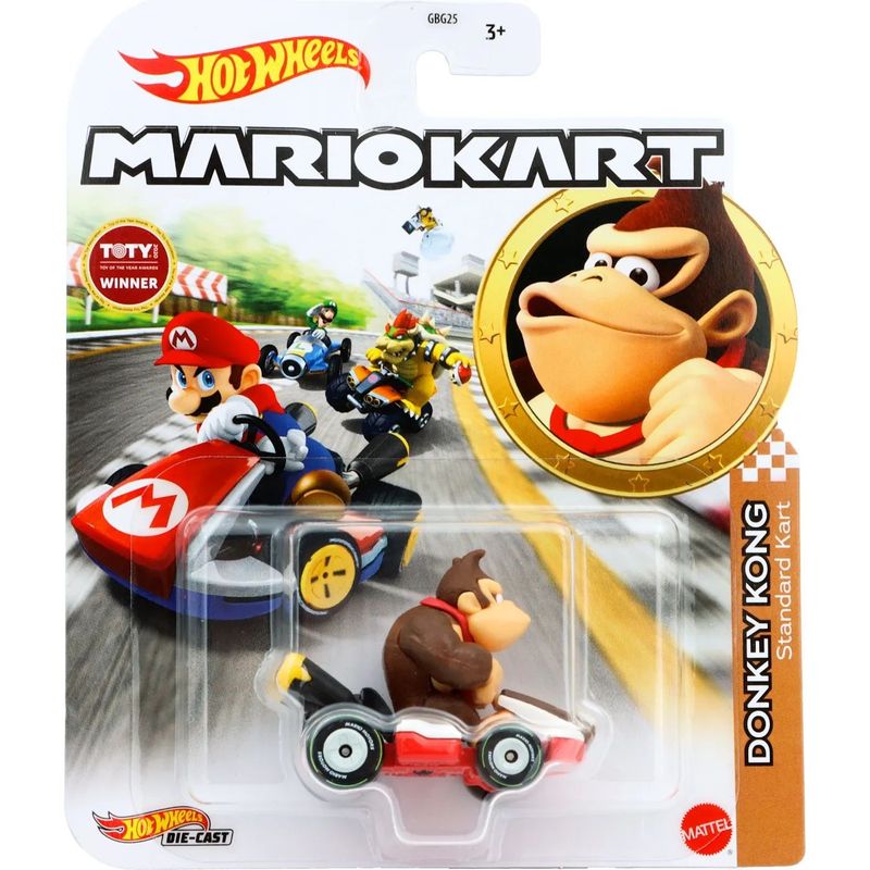 Donkey Kong - Mario Kart - Standard Kart - Hot Wheels