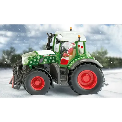 Fendt 728 Vario - Jultraktor med Tomte - 3224 - Siku - 1:32