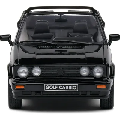 Volkswagen Golf MK1 Cab Sportline 1992 Svart - Solido - 1:43