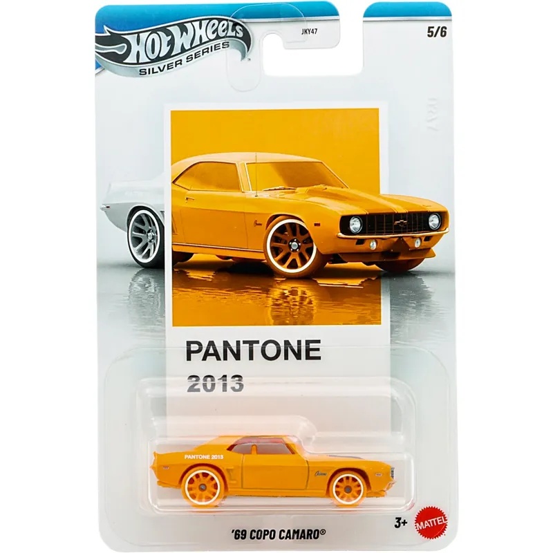 '69 Copo Camaro - Pantone 2013 - Silver Series - Hot Wheels