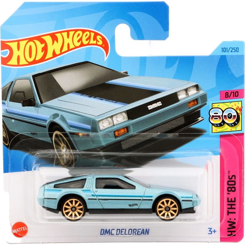 DMC Delorean - HW: The '80s - Blå - Hot Wheels