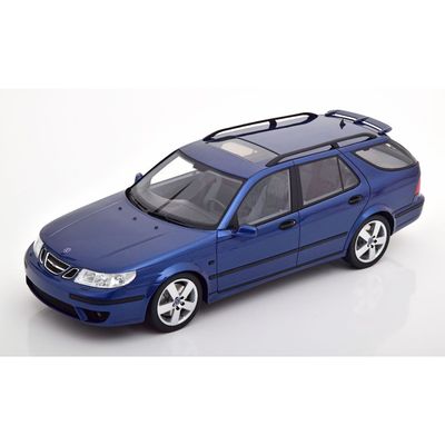 Saab 9-5 Sportcombi Aero - Blå - DNA Collectibles