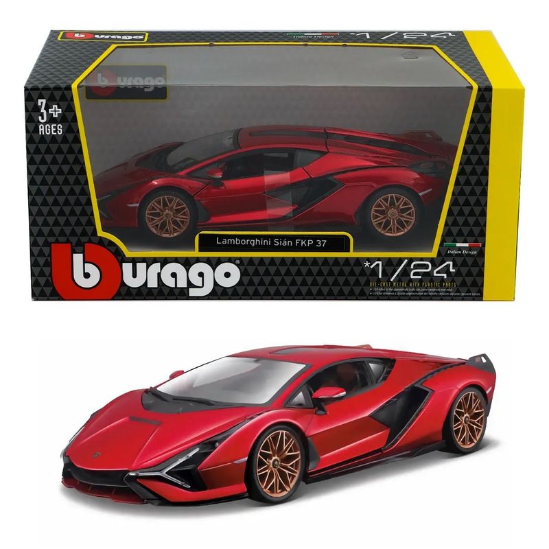 Lamborghini Sián FKP 37 - 2019 - Röd - Bburago - 1:24