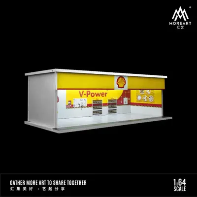 Shell Parking Garage - LED-belysning - 1:64