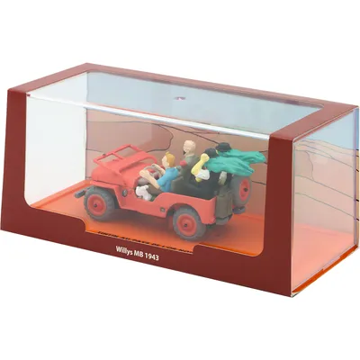 Willys MB - Tintin - Det svarta guldet - 1943 - 1:43
