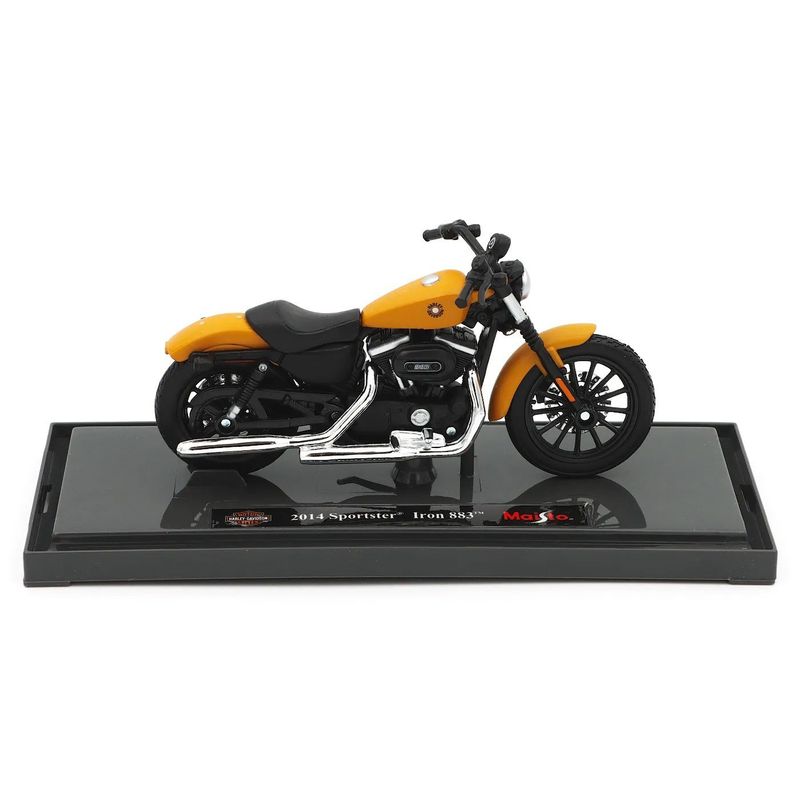 2014 Sportster Iron 883 - Harley - Gul - Maisto - 1:18