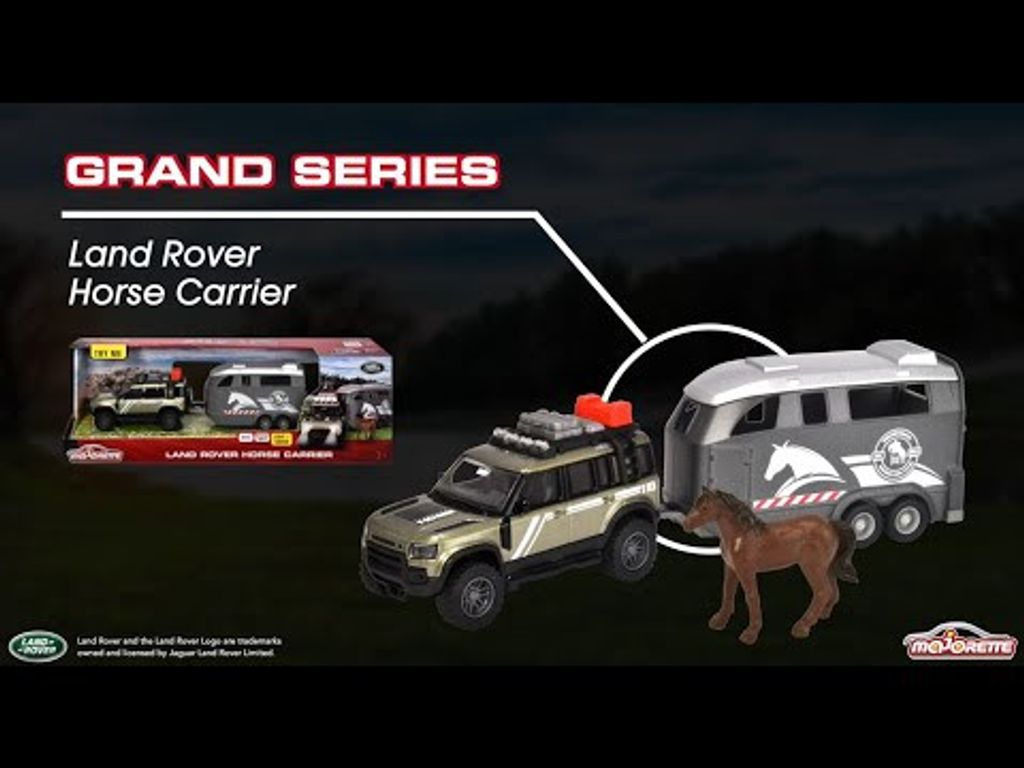 Land Rover Horse Carrier - Majorette Grand Series