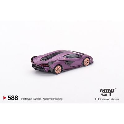 Lamborghini Sián FKP 37 - Lila - 588 - Mini GT - 1:64