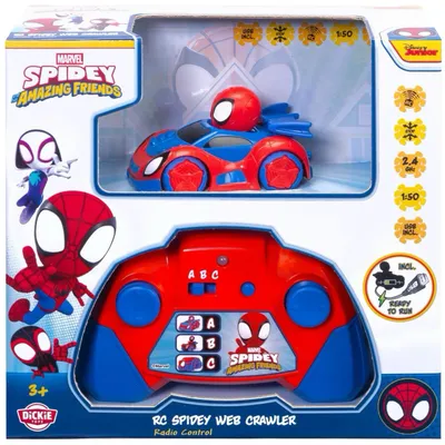 RC Spidey Web Crawler - Fjernstyret Bil - Jada - 8 cm
