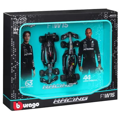 Mercedes-AMG - 2024 - Hamilton + Russell - Bburago - 1:43
