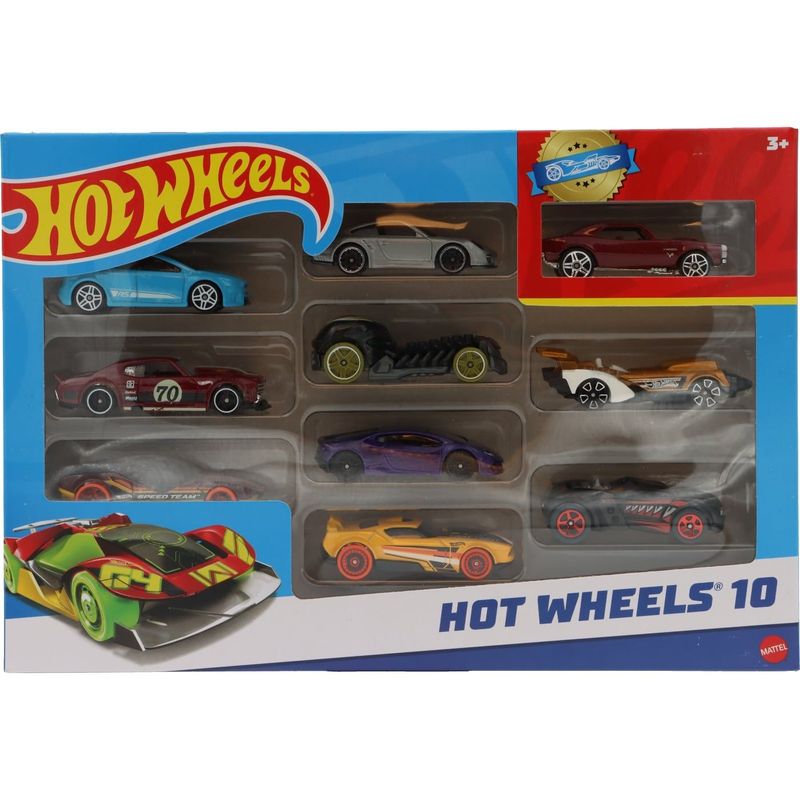 Hot Wheels 10 - Multipack med 10 leksaksbilar - Variant 5