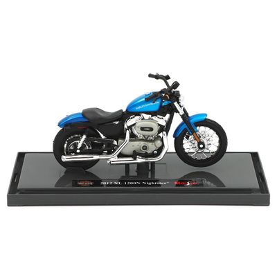 2012 XL 1200N Nightster - Harley - Blå - Maisto - 1:18