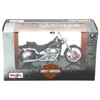 1984 FXST Softail - Harley-Davidson - Svart - Maisto - 1:18