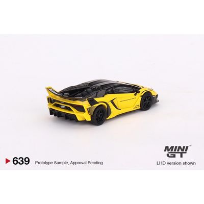 LB-Silhoutte WORKS Lamborghini Aventador GT EVO LHD Mini GT