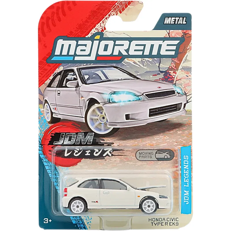 Honda Civic Type R EK9 - Vit - JDM Legends - Majorette - 7 cm