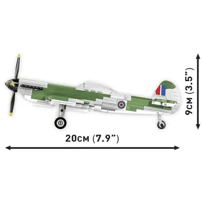 Spitfire Mk. XVI Bubbletop - Byggklossar - 5865 - COBI - 1:48