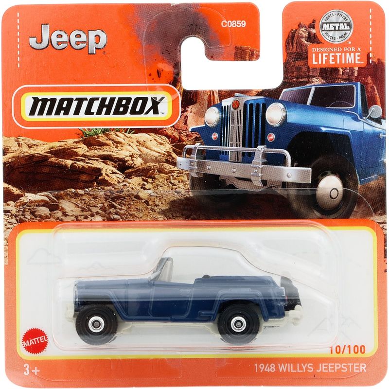 1948 Willys Jeepster - Blå - Matchbox