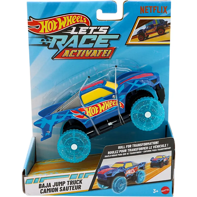 Baja Jump Truck - Hot Wheels Let's Race Activate - Netflix - 15 cm
