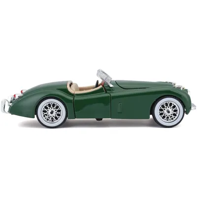 Jaguar XK 120 Roadster - 1951 - Grön - Bburago - 1:24