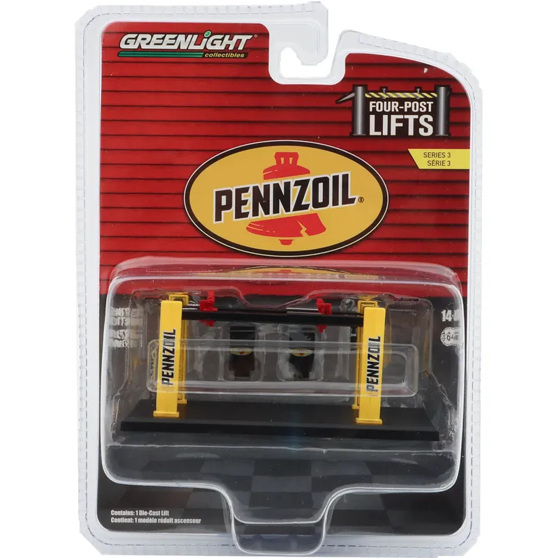 Fyrpelarlyft - Pennzoil - GreenLight - 1:64