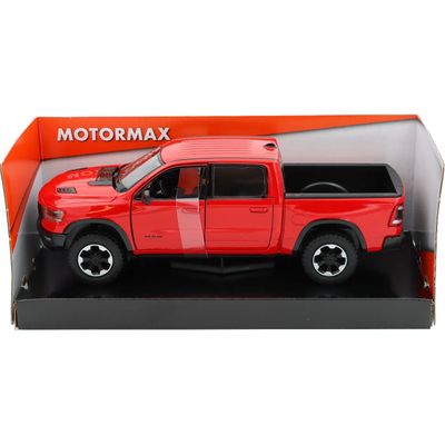 2019 RAM 1500 Crew Cab Rebel - Röd - Motormax - 1:27