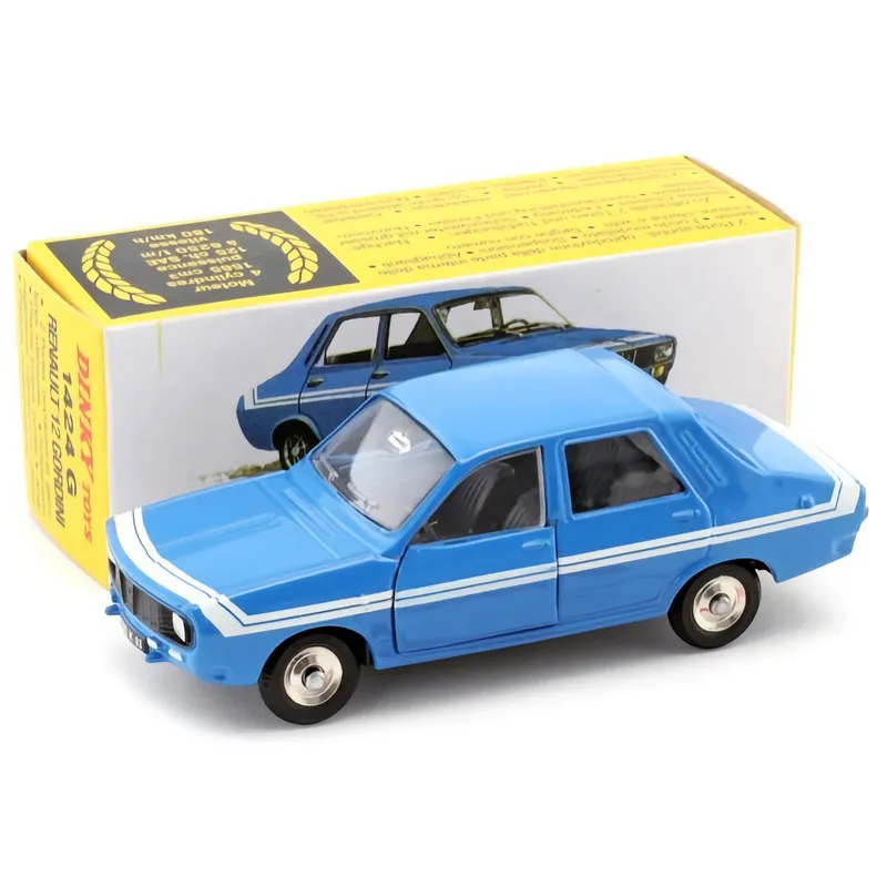 Renault 12 Gordini - Blå / Vit - 1424 G - Dinky Toys - 1:43