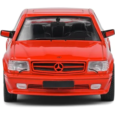 Mercedes-Benz 560 SEC AMG Widebody 1990 Röd - Solido - 1:43