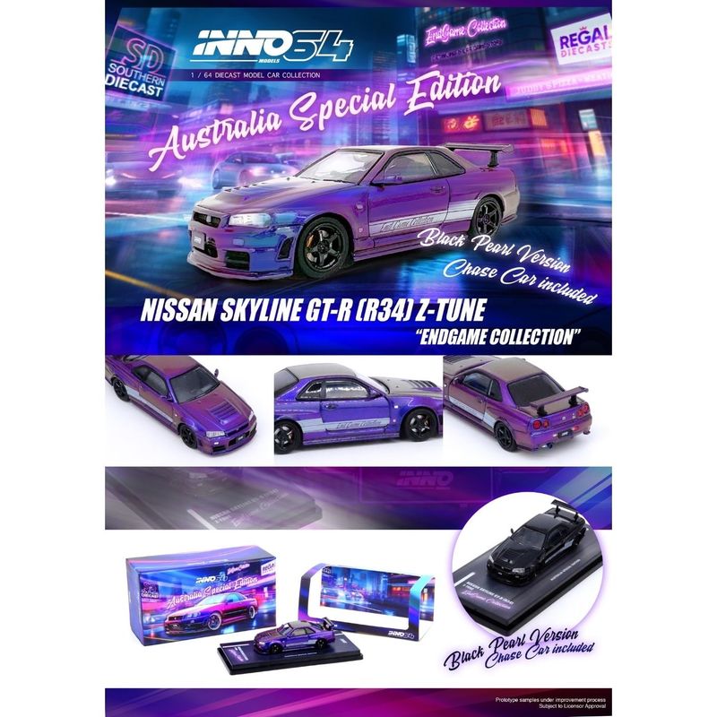 Nissan Skyline GT-R (R34) Z-Tune "Endgame" - Inno64 - 1:64