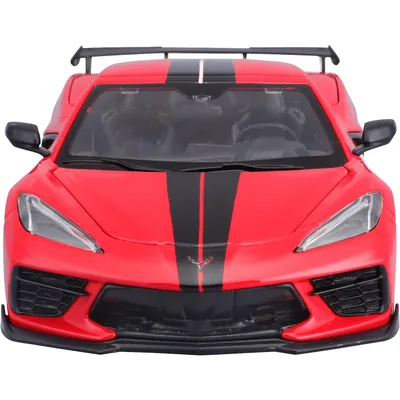 2020 Chevrolet Corvette Stingray Coupe - Röd - Maisto - 1:24