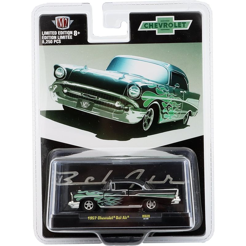 1957 Chevrolet Bel Air - Svart - M2 Machines - 1:64