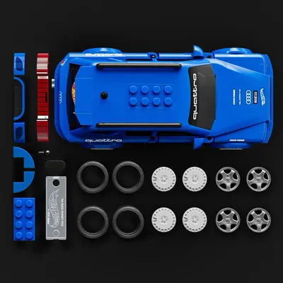 '94 Audi Avant RS2 - Brick Shop - Klodsbyggesæt - Hot Wheels Speed Series