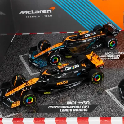 4 x Lando Norris - McLaren Formula 1 Team - Bburago - 1:43