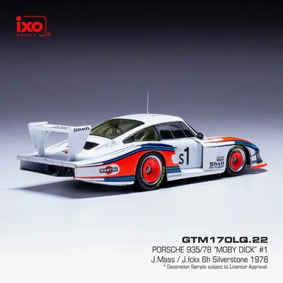 Porsche 935/78 "Moby Dick" #1 - 1978 - Ixo Models - 1:43