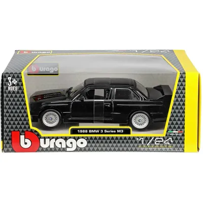 BMW M3 (E30) - 1988 - Svart - Bburago - 1:24