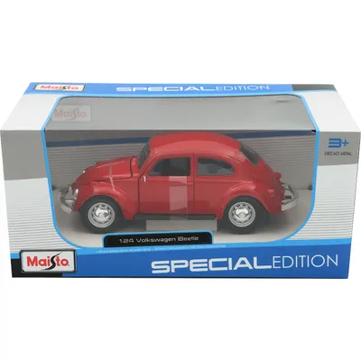 Volkswagen Beetle - Röd - Maisto - 1:24