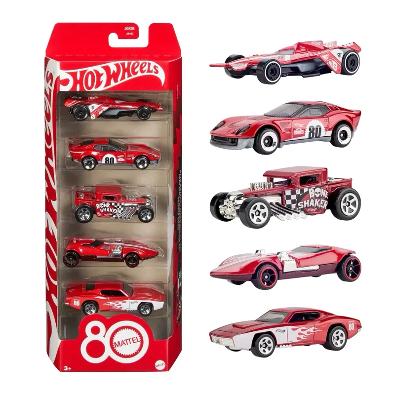Mattel 80th Anniversary - 5-pack - Hot Wheels