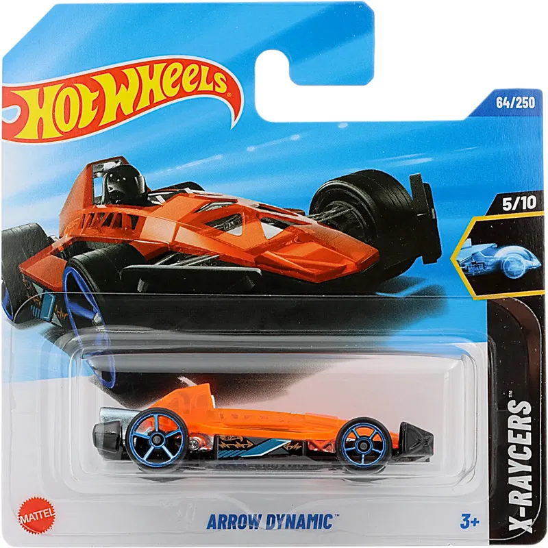Arrow Dynamic - Svart, Orange - X-Raycers - 64/250 - Hot Wheels