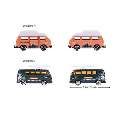 Volkswagen T1 + T3 - Volkswagen The Originals - Majorette