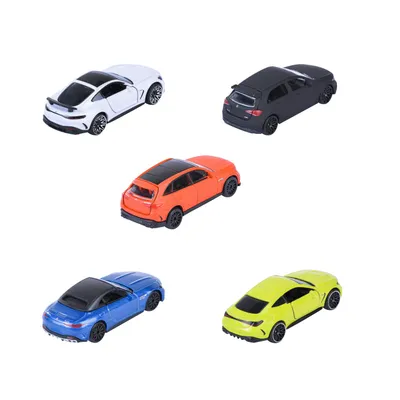Mercedes-AMG - 5-pak med Mercedes-biler - Giftpack - Majorette